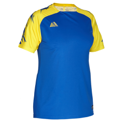 Sportivo Womens Sublimated Football Shirt Royal/Yellow