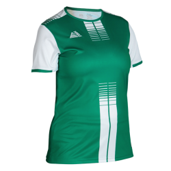 Vigo Womens Football Shirt Green/White