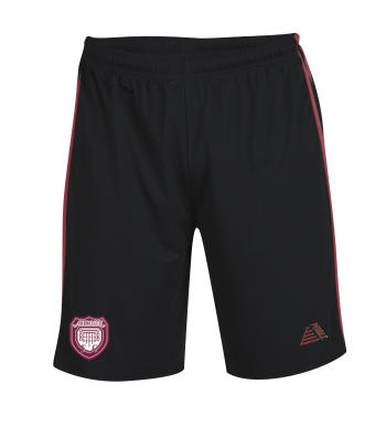 Arbroath Black/Maroon Shorts