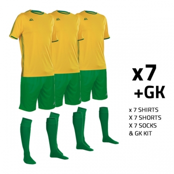 Genoa Yellow/Green (7+GK) S Kit Bundle (Shading Is