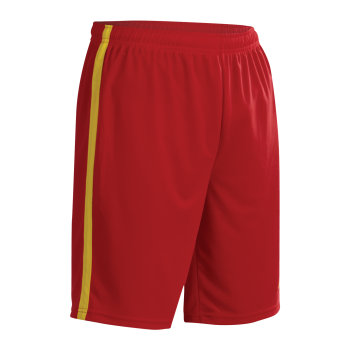 Red/Yellow Vega Football Shorts, Football Kit