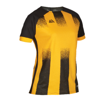 Barca Womens Sublimated Football Shirt Amber/Black