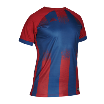 Barca Womens Sublimated Football Shirt Blue/Claret