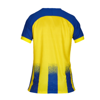 Barca Womens Sublimated Football Shirt Yellow/Royal